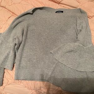 Express grey sweater